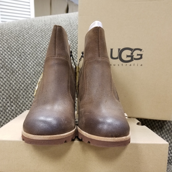 UGG Myrna Wedge Bootie Chestnut U100715CHE - Picture 5 of 6